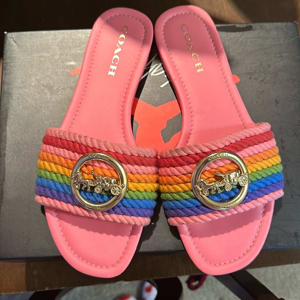 Coach Rainbow Slides